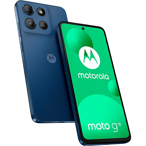 Motorola Moto G15 Bleu Marine 256Go