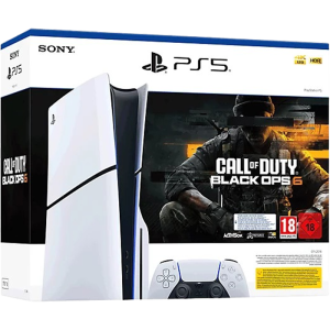 Console Sony PS5 Slim Blanc 1To + 1 Manette + Call Of Duty Black Ops 6
