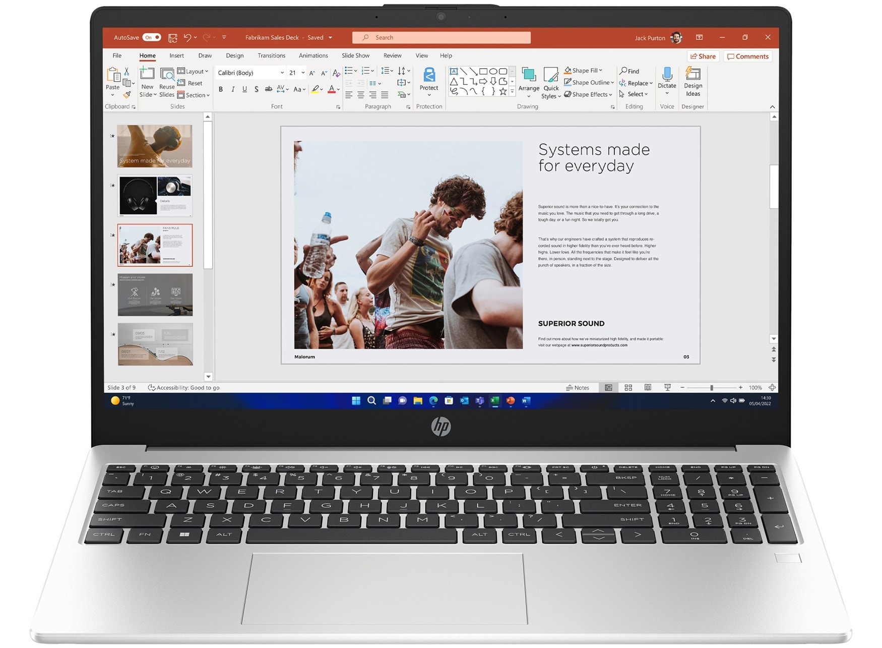 Ordinateurs Portables HP Probook 450 G10 i5 8 Go Ram 256 Go SSD 15.4"