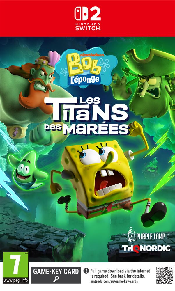 Nintendo Jeux Vidéo Bob L'Éponge : Les Titans Des Marées Switch 2