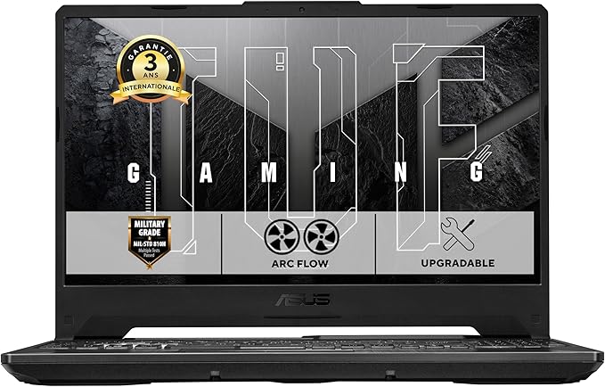 Ordinateurs Portables Asus Tufx505Dv-Tuf505Dvf Gaming Amd Ryzen 7 16 Go Ram 512Go SSD 15.4"