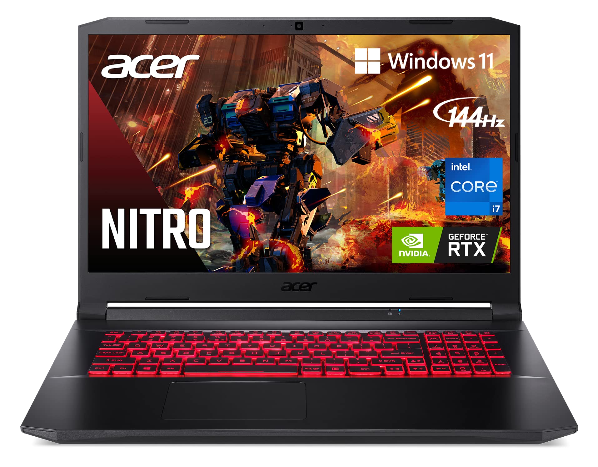 Ordinateurs Portables Acer Nitro An517-54 Intel Core i5 16 Go Ram 0 Go Hdd 512Go SSD 17.3"