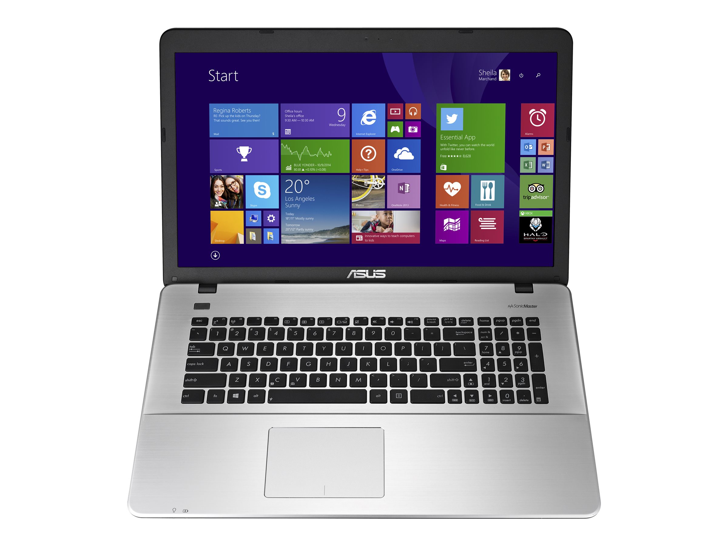 Ordinateurs Portables Asus X751Lx i5 8 Go Ram 512Go SSD 17"