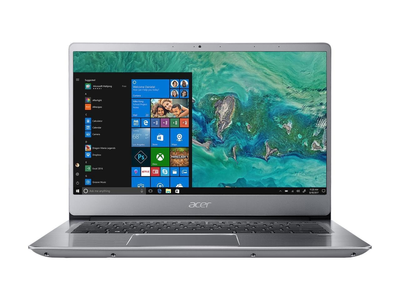 Ordinateurs Portables Acer Swift Sf314-54 Intel Pentium 4 Go Ram 128Go SSD 13.9"