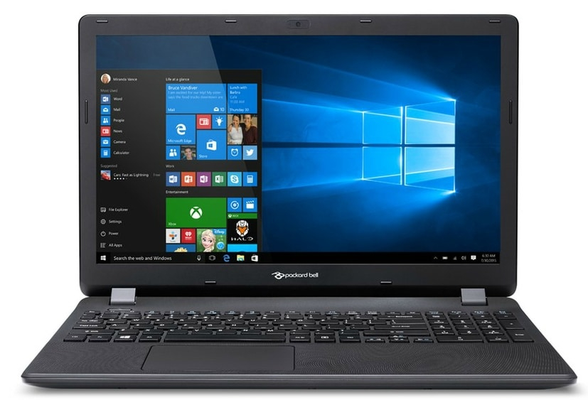 Ordinateurs Portables Packard Bell Easynote Ente70Bh-C75A Intel Celeron 4 Go Ram 250Go SSD 15.6"
