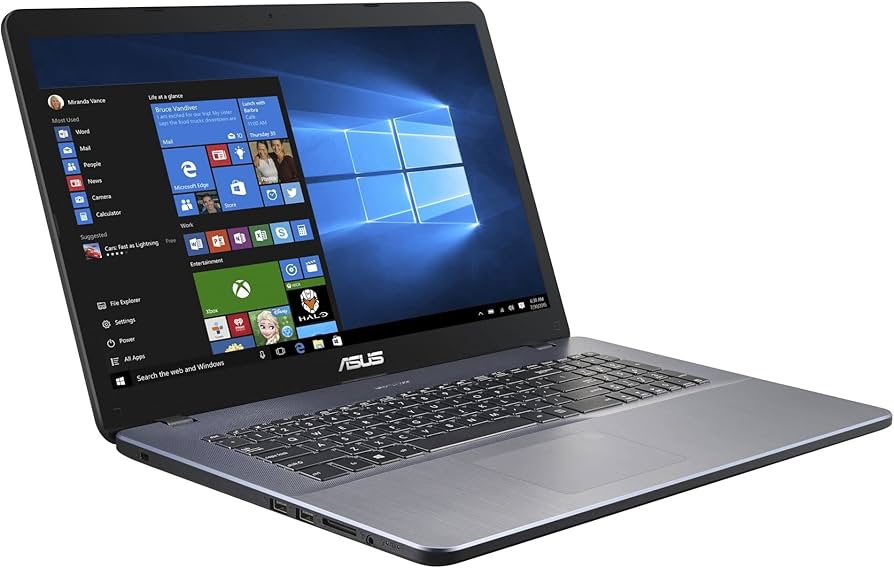 Ordinateurs Portables Asus Vivobook X705Mar-R702Ma Intel Pentium 8 Go Ram 256Go SSD 17"