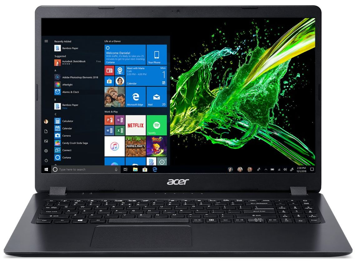 Ordinateurs Portables Acer Aspire A315-54K i5 4 Go Ram 1To Hdd 128Go SSD 15.4"