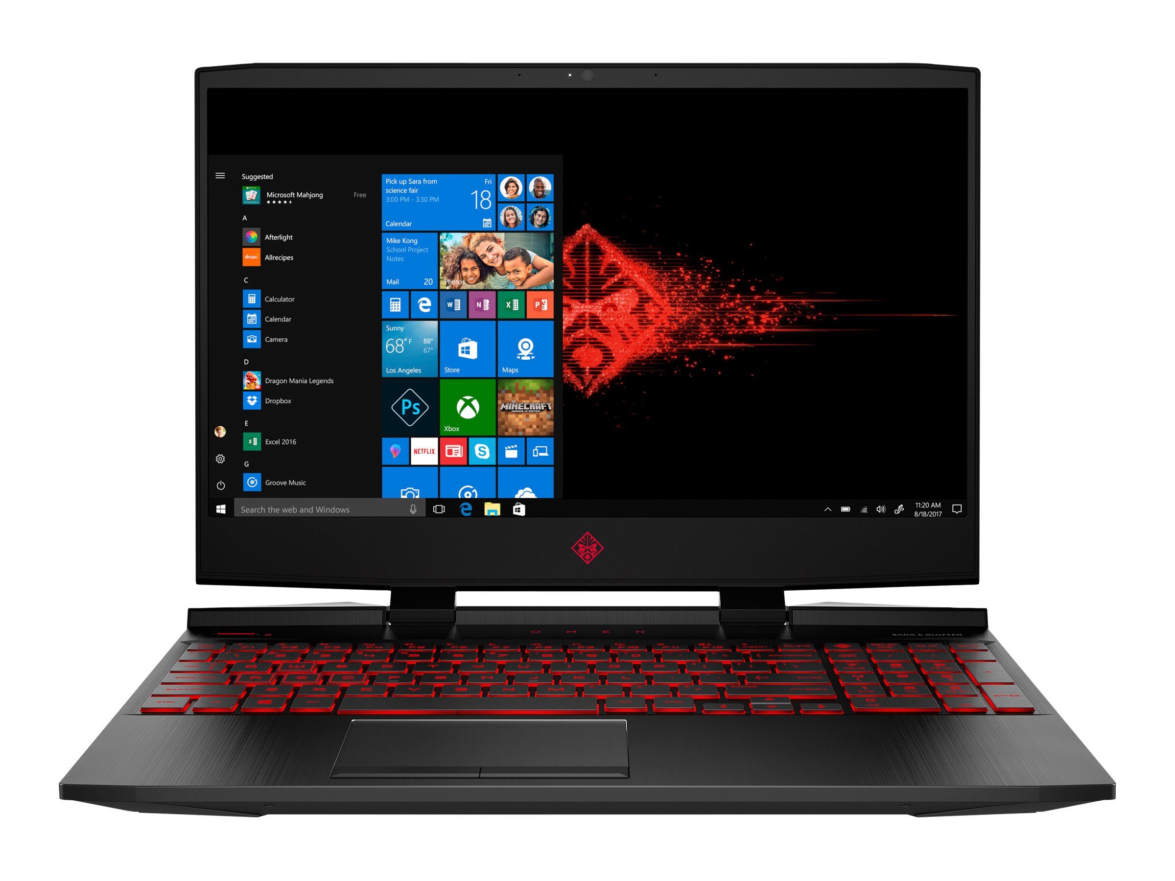 Ordinateurs Portables HP Omen 15-Dc0Xxx i7 16 Go Ram 2To Hdd 256Go SSD 15.6"