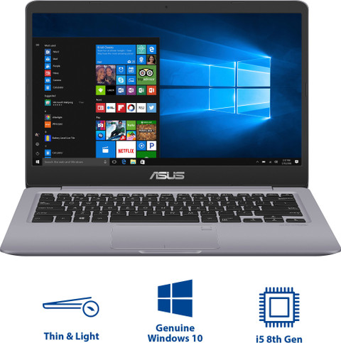 Ordinateurs Portables Asus X411Ua Intel Core i5 8 Go Ram 0 Go Hdd 512Go SSD 13.9"