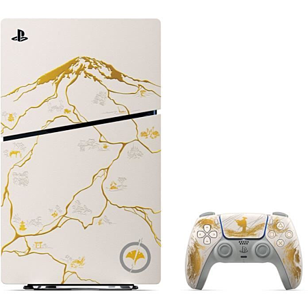 Console Sony PS5 Slim Blanc Edition Ghost Of Yotei 1To + 1 Manette