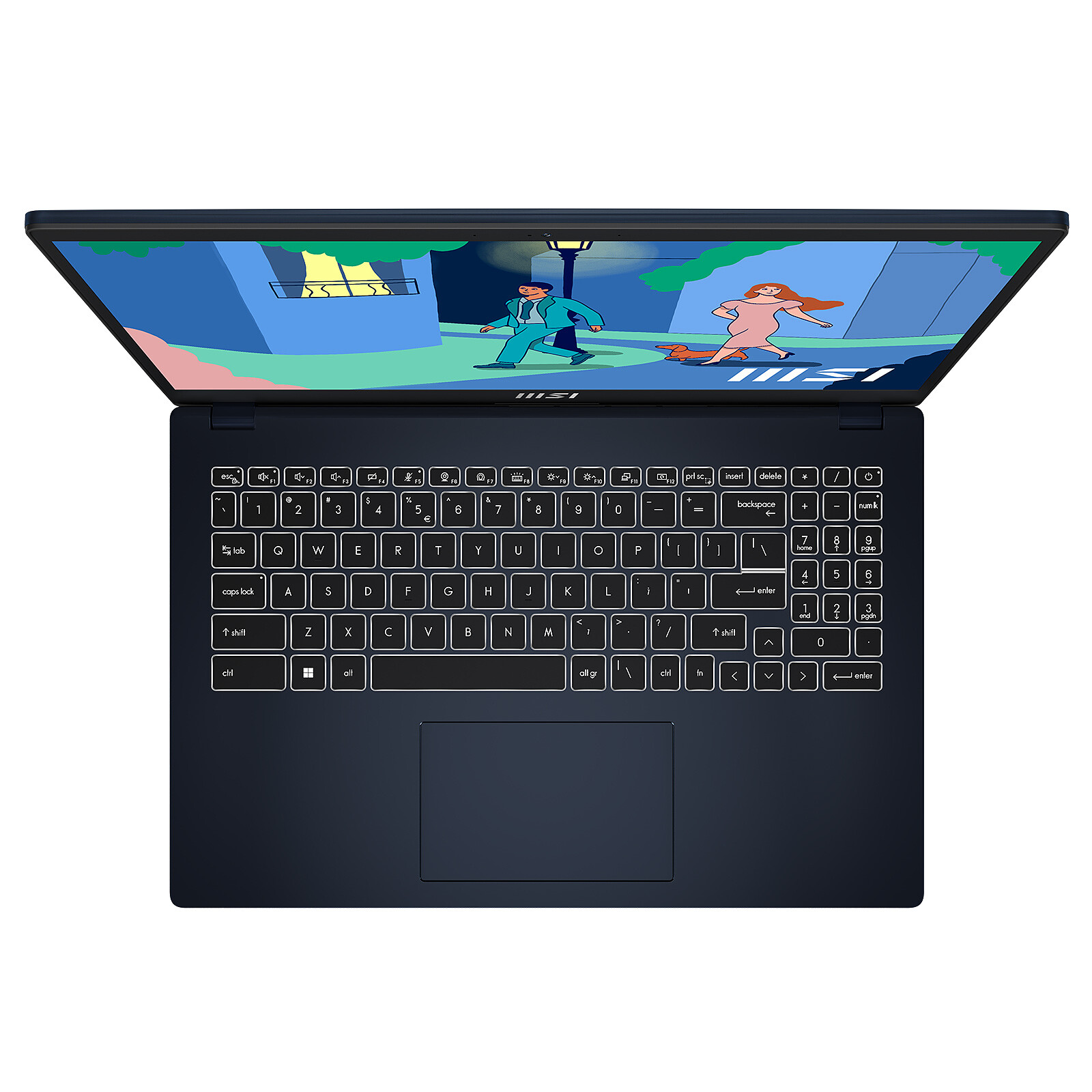 Ordinateurs Portables Msi Modern 15 B12Mo i5 16 Go Ram 512Go SSD 15.4"