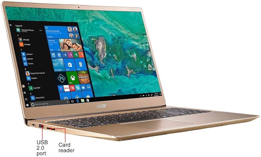 Ordinateurs Portables Acer Swift Sf315-52 Intel Core i5 4 Go Ram 0Go Hdd 1To SSD 15.4"