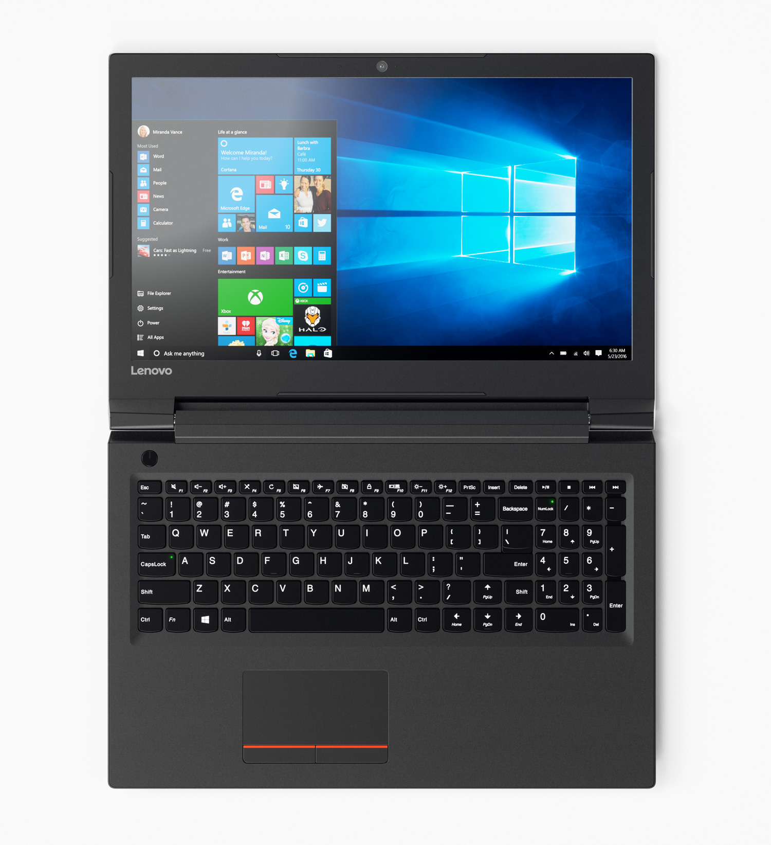 Ordinateurs Portables Lenovo V110-15Iap (80Tg00W0Fr) Intel Celeron 4 Go Ram 500Go Hdd 15.4"
