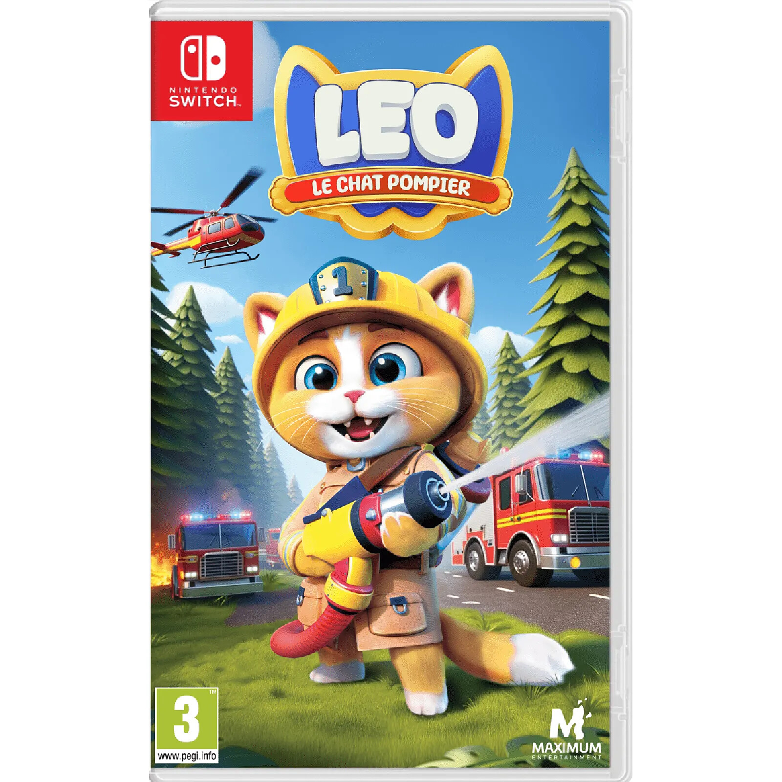 Honikou Jeux Vidéo Leo Le Chat Pompier Switch