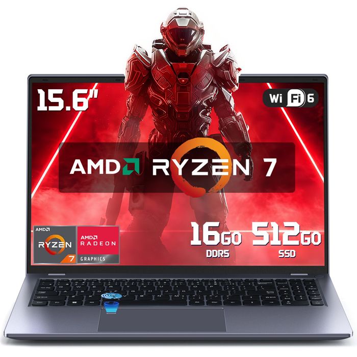 Ordinateurs Portables Default String Notebook Ryzen7 6800H 16Go Ram 512 Go SSD Amd Ryzen 7 16 Go Ram 0 Go Hdd 512Go SSD 15.4"