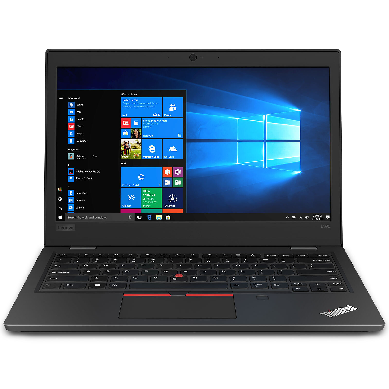 Ordinateurs Portables Lenovo Thinkpad L390 (20Nr0013Fr) i5 8 Go Ram 256Go SSD 13.3"