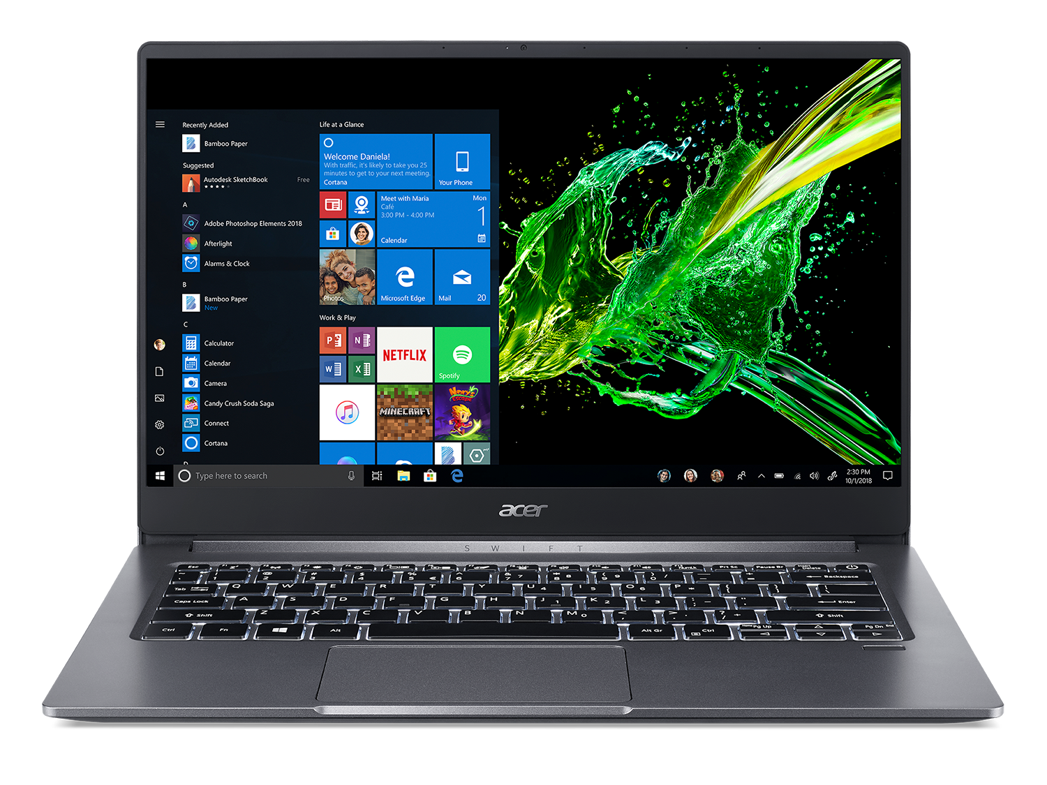 Ordinateurs Portables Acer Swift Sf314-57 i7 8 Go Ram 512Go SSD 13.9"