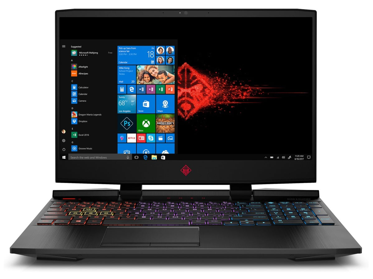 Ordinateurs Portables HP Omen 15-Dc0Xxx i5 8 Go Ram 1To Hdd 128Go SSD 15.4"