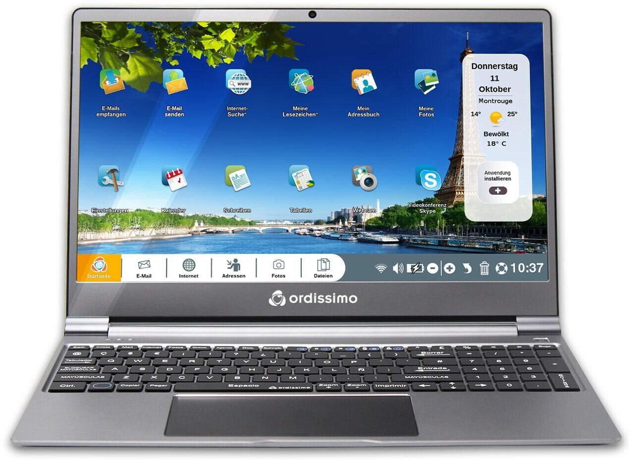 Ordinateurs Portables Ordissimo Sarah Intel Celeron 4 Go Ram 128Go SSD 15.6"