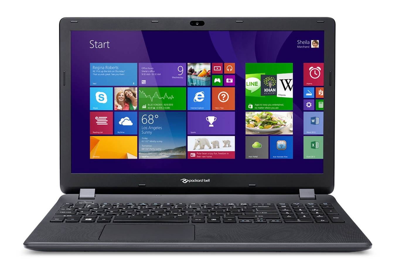 Ordinateurs Portables Packard Bell Ms2397 Intel Celeron 4 Go Ram 476Go SSD 15.6"