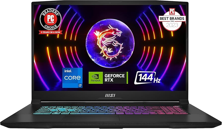 Msi Ordinateurs Portables Katana 17 B13Vfk i7 32Go Ram 2To SSD 17.3"