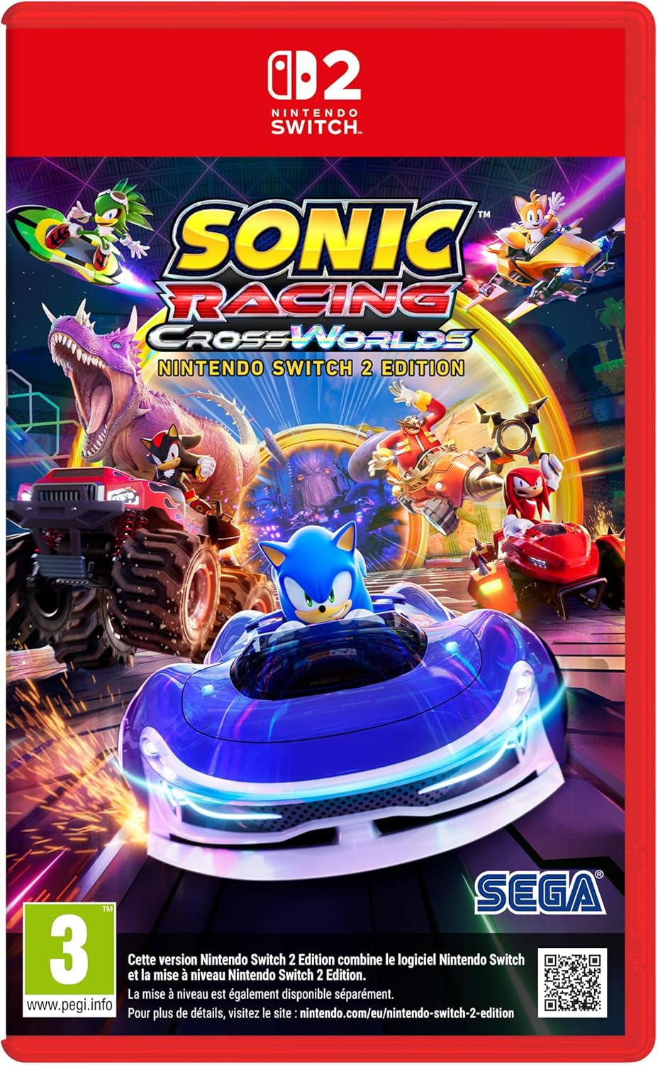 Sega Jeux Vidéo Sonic Racing Crossworlds Switch 2