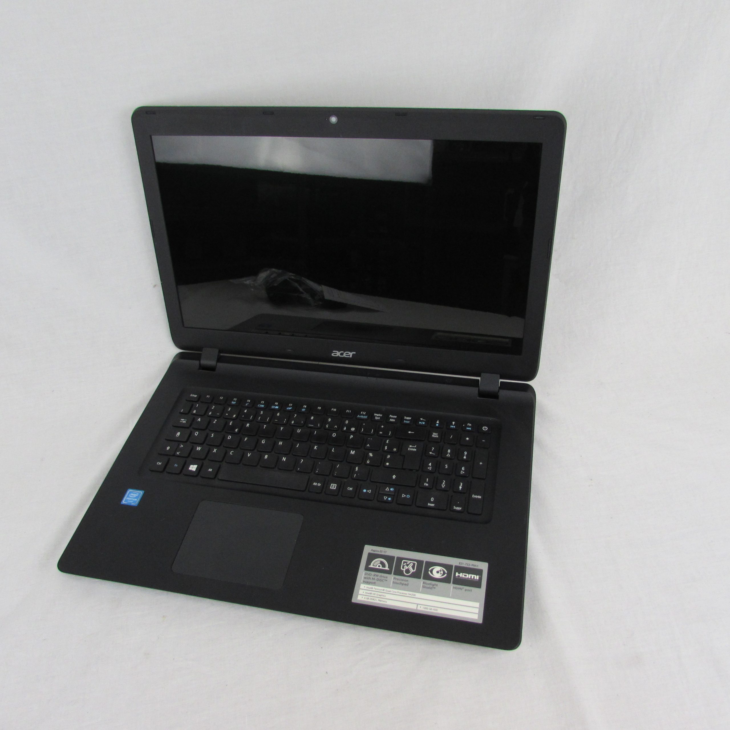 Ordinateurs Portables Acer Aspire Es1-732 Intel Pentium 8Go Ram 1To Hdd 17"