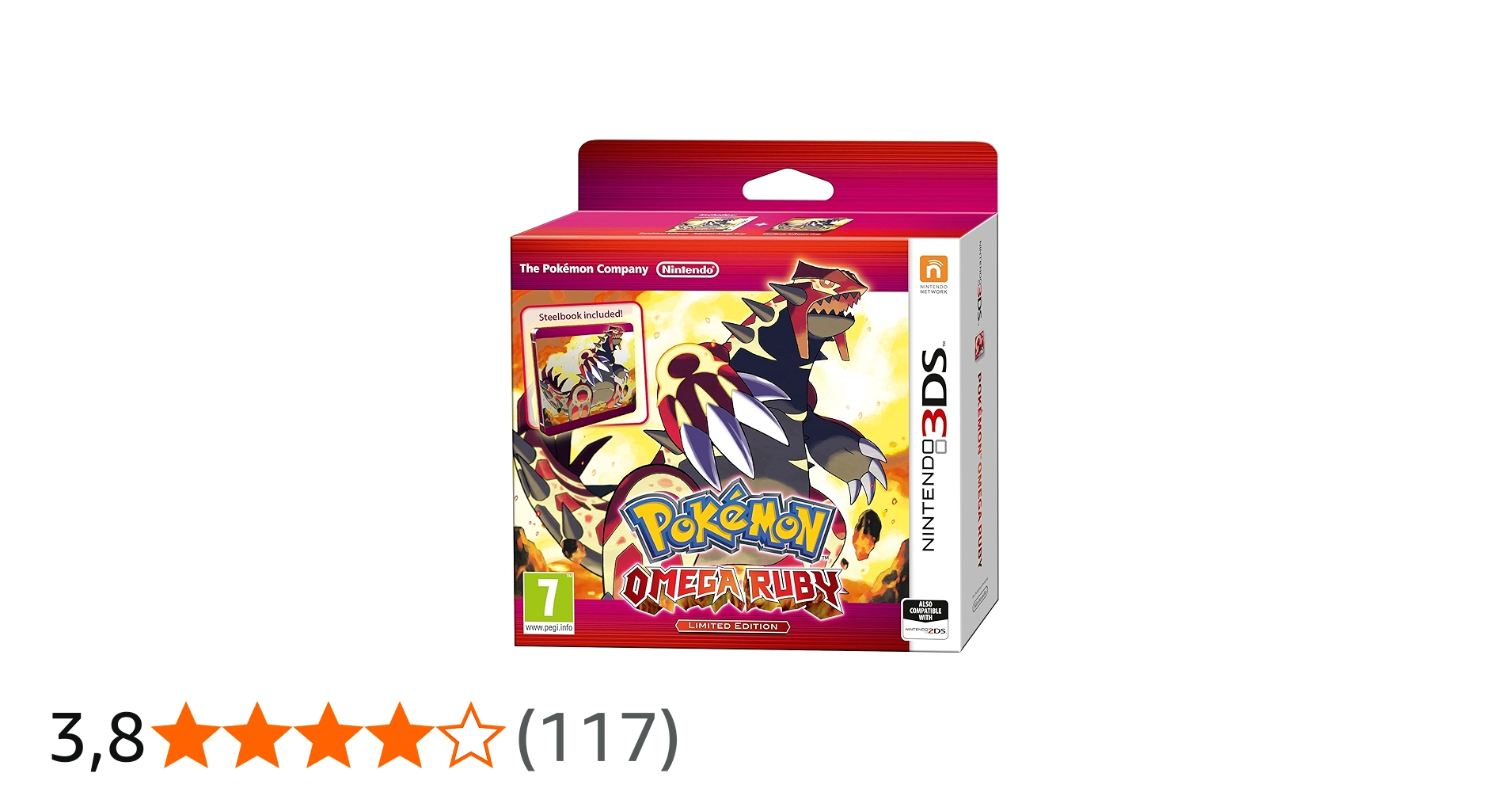 Nintendo Jeux Vidéo Pokemon Rubis Oméga Edition Limitée 3DS 3DS