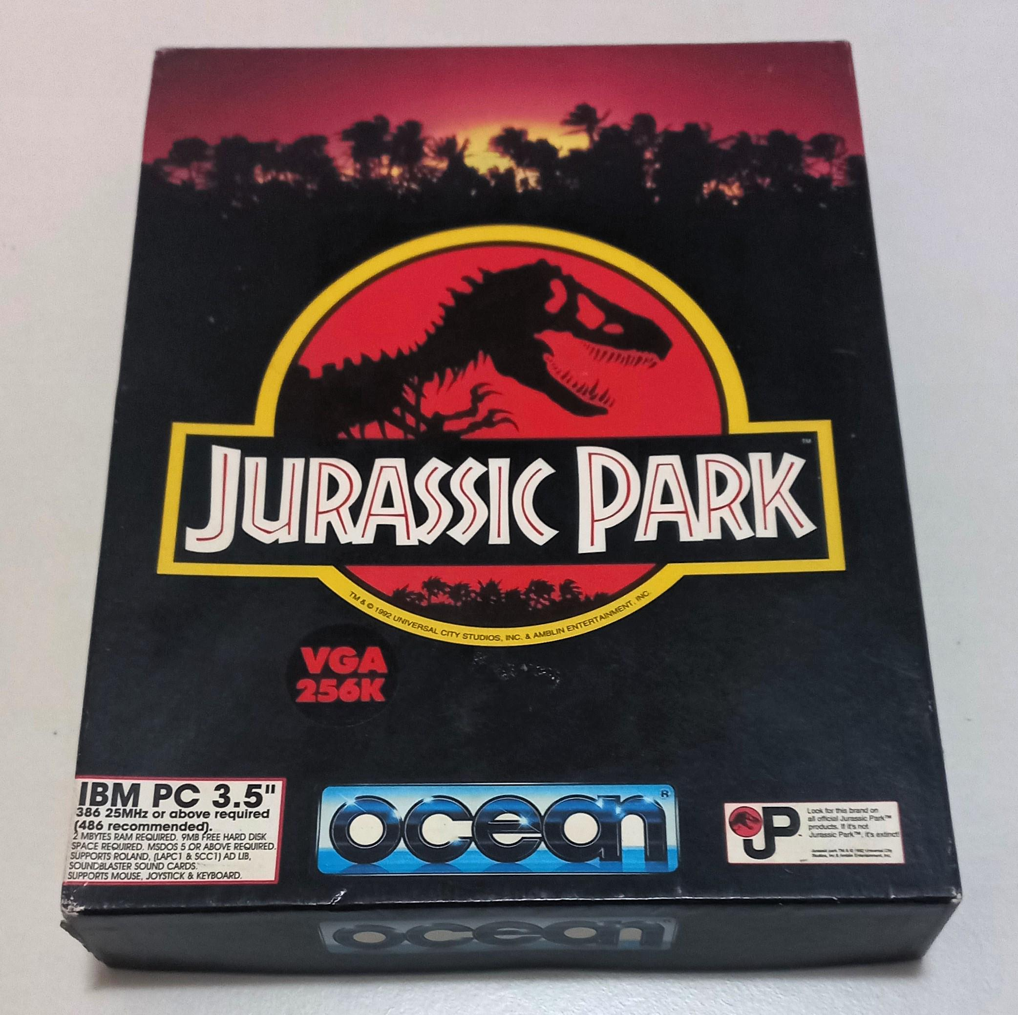 Blue Ocean Jeux Vidéo Jeux Vidéo Jurassic Park Ibm PC Jeux PC