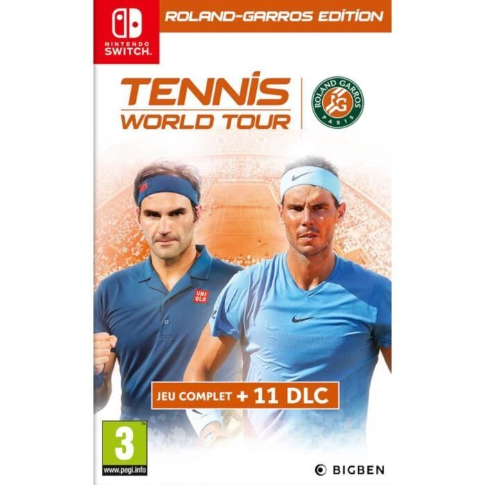 Bigben Jeux Vidéo Tennis World Tour Roland Garros Edition Switch