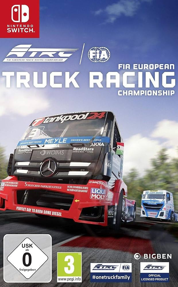Bigben Jeux Vidéo Fia European Truck Racing Championship Switch